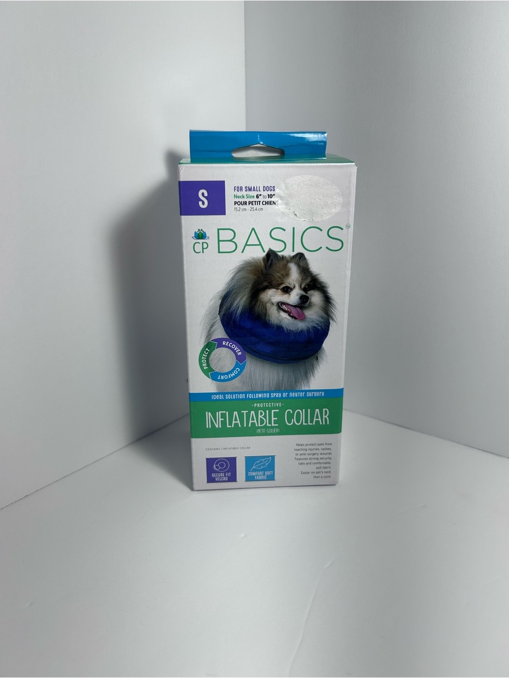 Asics Inflatable Pet Recovery Collar in Blue